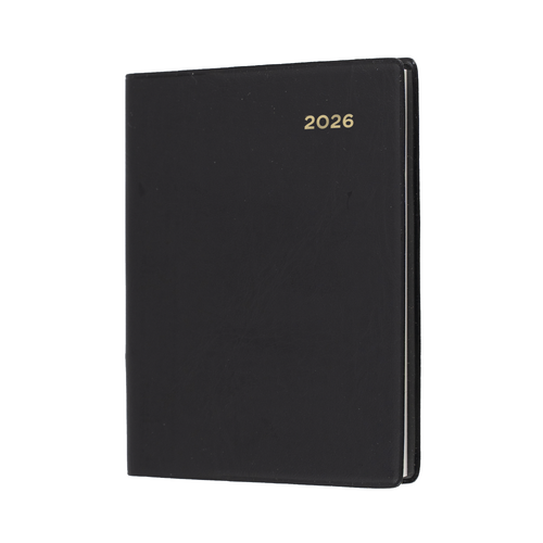 2026 Diary Collins Belmont Pocket A7 Week to View with Pencil Black 337P.V99