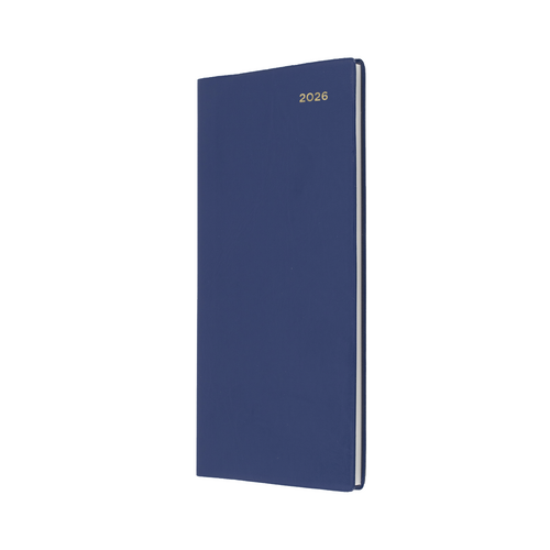 2026 Diary Collins Belmont Pocket Slim B6/7 Week to View Landscape Navy 377L.V59