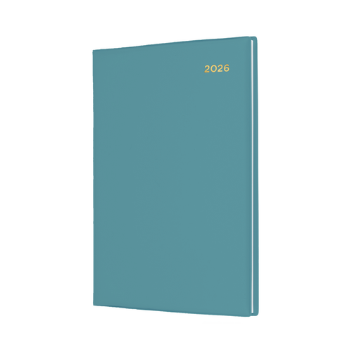 2026 Diary Collins Belmont Colours A5 Week to View Teal 387.V53