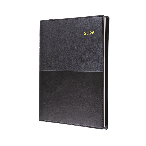 2026 Diary Collins Vanessa A6 Day to Page Black 165.V99