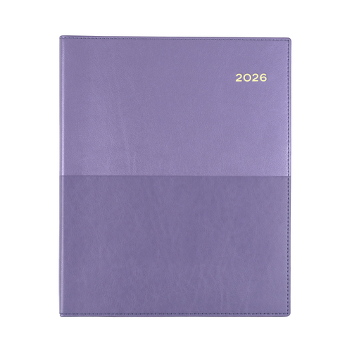 2026 Diary Collins Vanessa Quarto Week to View Purple 325.V55