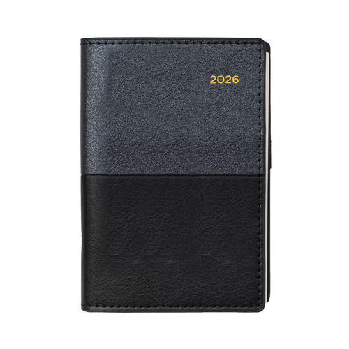 2026 Diary Collins Vanessa Pocket B7R Week to View Black 355.V99