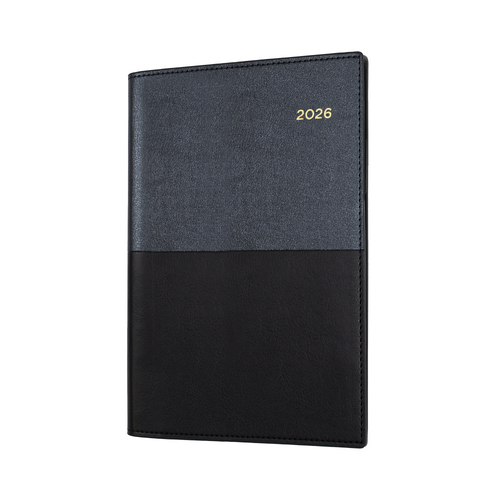 2026 Diary Collins Vanessa A5 Month to View with Notes Black 585.V99
