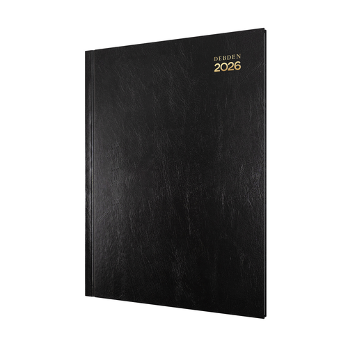 2026 Diary Debden Kyoto A4 Week to View Black 3201.P99