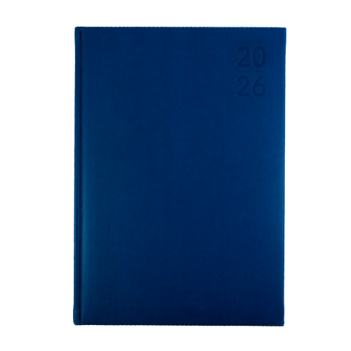 2026 Diary Collins Silhouette A4 Week to View Navy S4700.P59