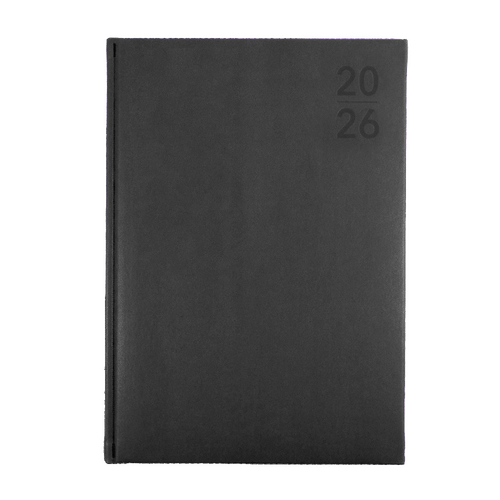 2026 Diary Collins Silhouette A4 Week to View Charcoal S4700.P98