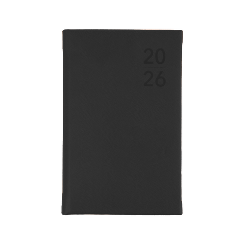 2026 Diary Collins Silhouette Pocket B7R Week to View Charcoal S6700.P98