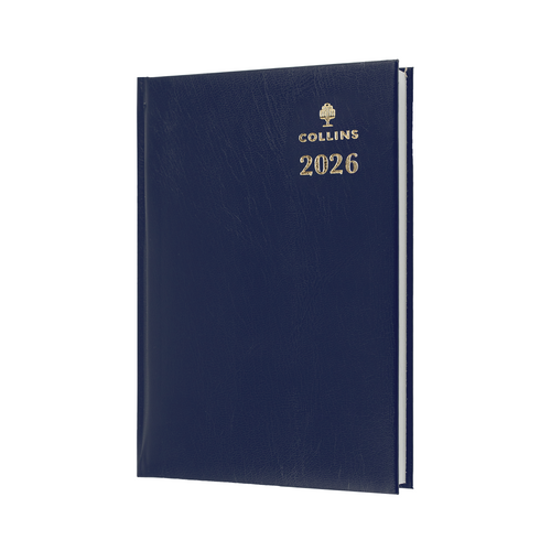 2026 Diary Collins Sterling A5 Day to Page Blue 184.P59