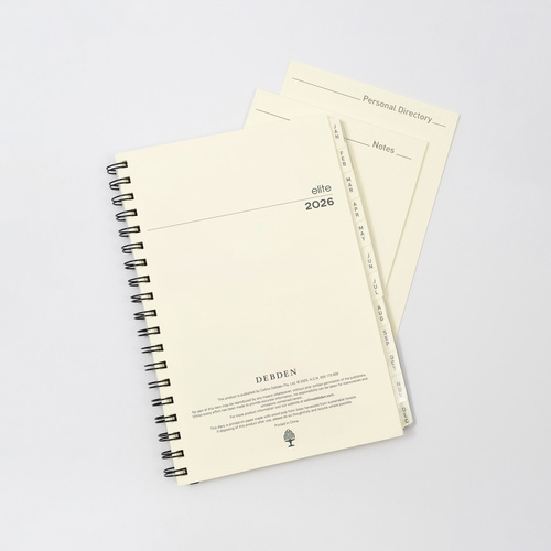 2026 Diary Refill Debden Elite Executive Week to View Cream 1130.CRF