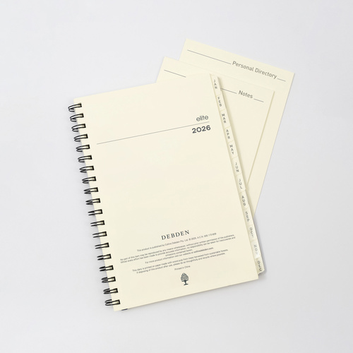 2026 Diary Refill Debden Elite Compact Week to View Cream 1150.CRF
