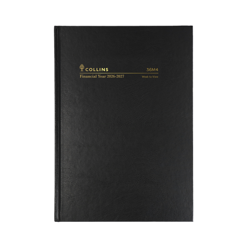 Collins 2026-2027 Financial Year Diary A6 Week to View Black 36M4.P99