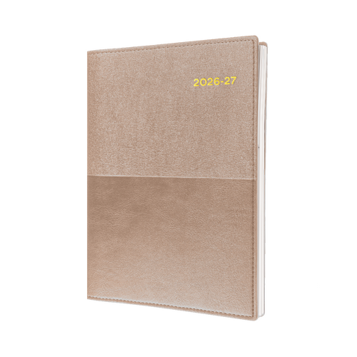 Collins Vanessa 2026-2027 Financial Year Diary A4 Day to Page Rose Gold FY145.V49