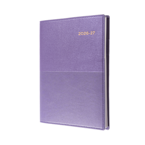 Collins Vanessa 2026-2027 Financial Year Diary A4 Week to View Purple FY345.V55