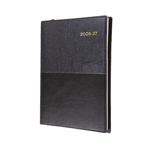 Collins Vanessa 2026-2027 Financial Year Diary A5 Week to View Black FY385.V99