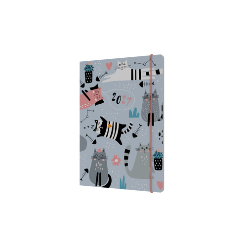 2027 Diary Collins Maru A5 Week to View Cat, MR153.CT