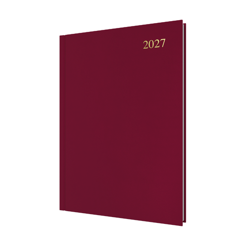 2027 Diary Collins Essential A4 Day to Page Maroon, ESSA41.78