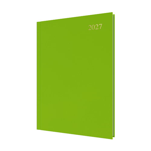 2027 Diary Collins Essential A4 Day to Page Lime, ESSA41.64