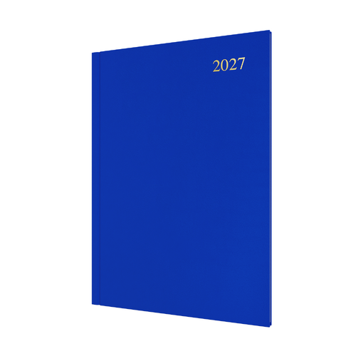 2027 Diary Collins Essential A4 Week to View Blue, ESSA43.60