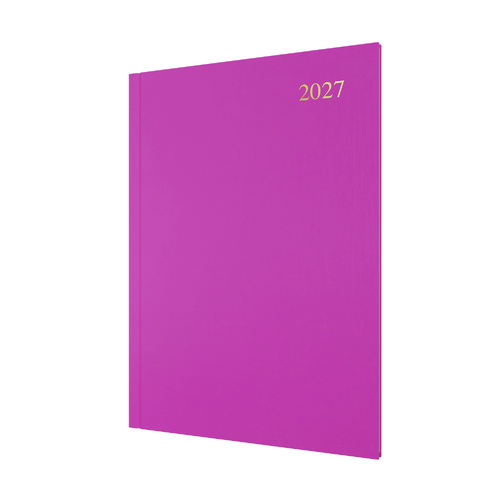 2027 Diary Collins Essential A4 Week to View Pink, ESSA43.50