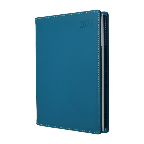 2027 Diary Debden Associate II Desk A5 Week to View Teal, 4551.U53