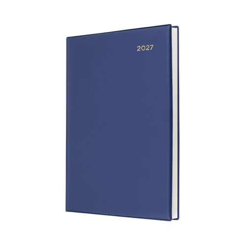2027 Diary Collins Belmont Desk A5 Day to Page Navy, 187.V59
