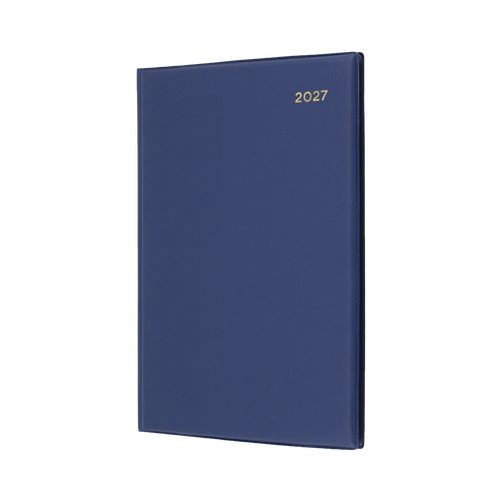 2027 Diary Collins Belmont Desk A5 2 Days to a Page Navy, 287.V59