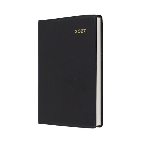 2027 Diary Collins Belmont Pocket A7 2 Days to a Page Black, 237.V99