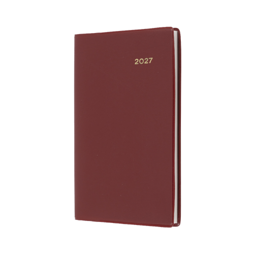 2027 Diary Collins Belmont Pocket B7R Week to View Burgundy, 357.V78