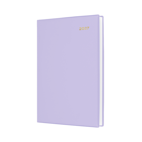 2027 Diary Collins Belmont Colours A5 Day to Page Lilac, 187.V55