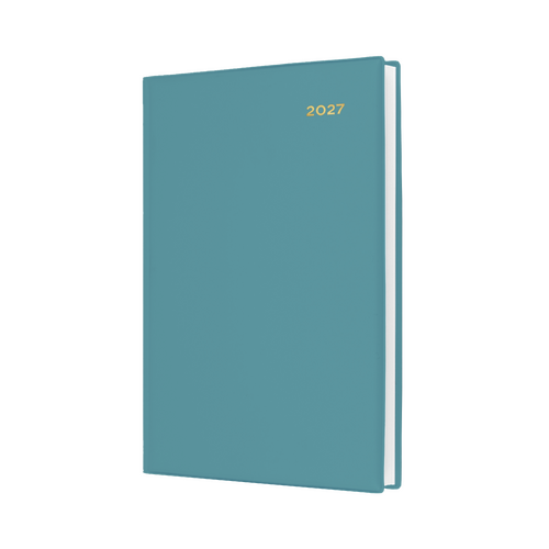2027 Diary Collins Belmont Colours A5 Day to Page Teal, 187.V53