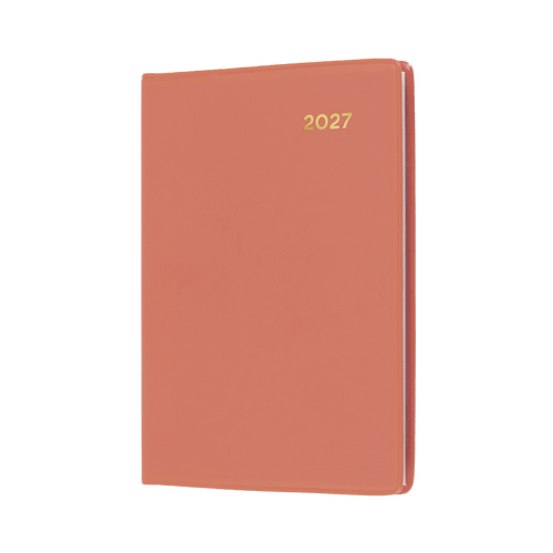 2027 Diary Collins Belmont Colours Pocket A7 Week to View Orange, 337.V44