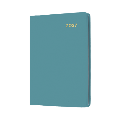2027 Diary Collins Belmont Colours Pocket A7 Week to View Teal, 337.V53
