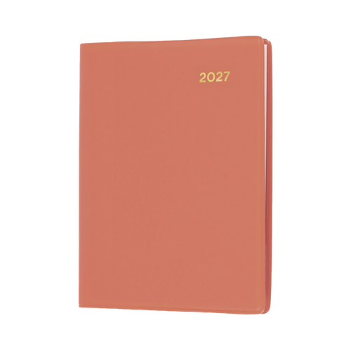 2027 Diary Collins Belmont Colours A7 Week to View with Pencil Orange, 337P.V44