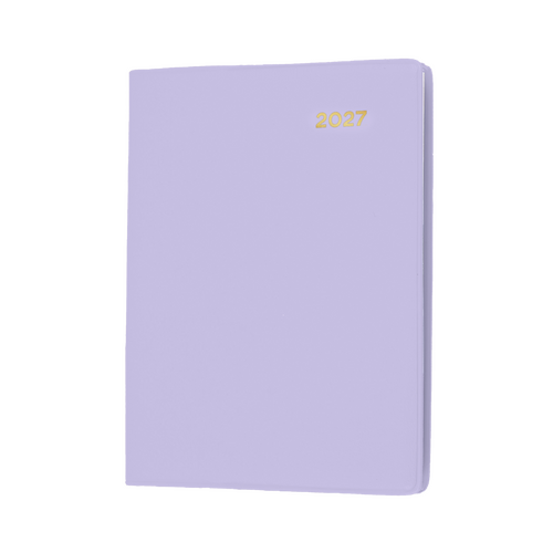 2027 Diary Collins Belmont Colours A7 Week to View with Pencil Lilac, 337P.V55