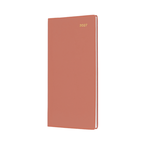 2027 Diary Collins Belmont Colours Slim Week to View Portrait Orange, 377P.V44