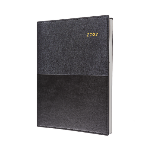 2027 Diary Collins Vanessa A4 Day to Page Black, 145.V99