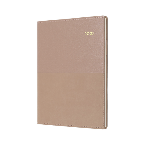 2027 Diary Collins Vanessa A6 Day to Page Rose Gold, 165.V49