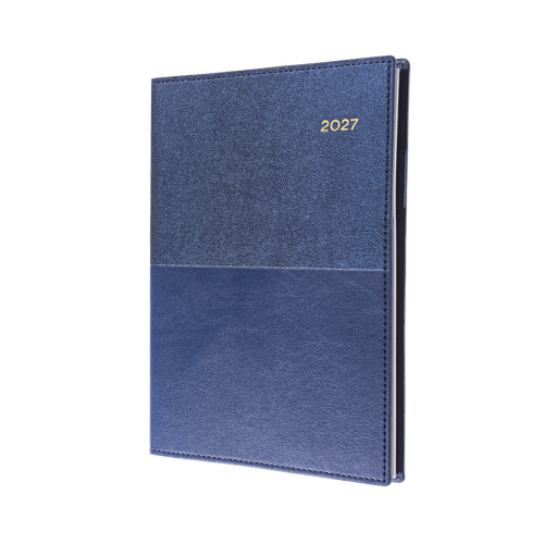 2027 Diary Collins Vanessa A6 Day to Page Blue, 165.V59