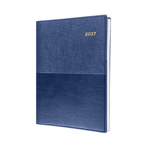 2027 Diary Collins Vanessa A5 Day to Page Blue, 185.V59