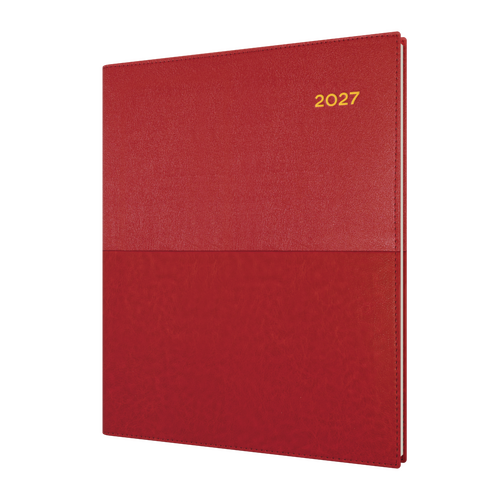 2027 Diary Collins Vanessa Quarto Week to View Red, 325.V15