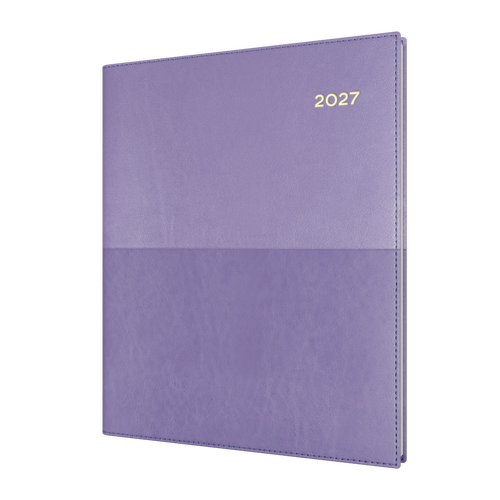 2027 Diary Collins Vanessa Quarto Week to View Purple, 325.V55