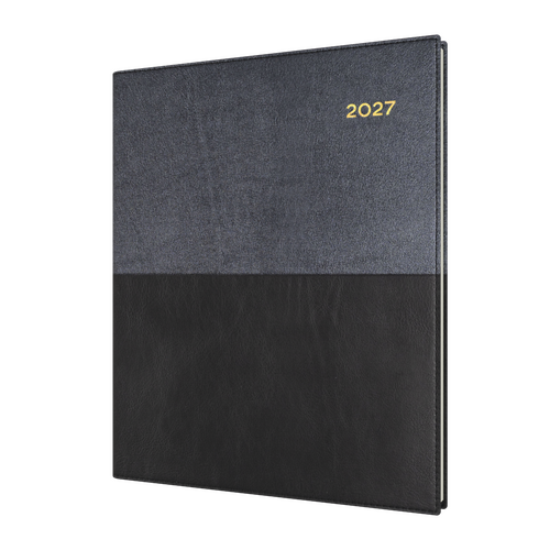 2027 Diary Collins Vanessa Quarto Week to View Black, 325.V99