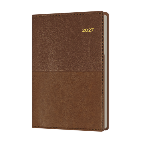 2027 Diary Collins Vanessa B7R Week to View Tan, 355.V90
