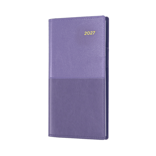 2027 Diary Collins Vanessa B6/7 Week to View Landscape Purple, 375.V55