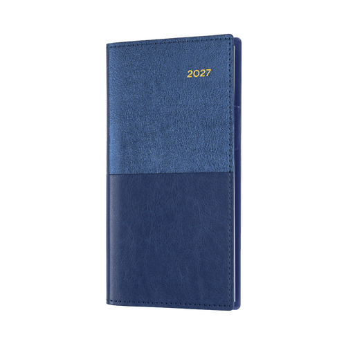 2027 Diary Collins Vanessa B6/7 Week to View Landscape Blue, 375.V59