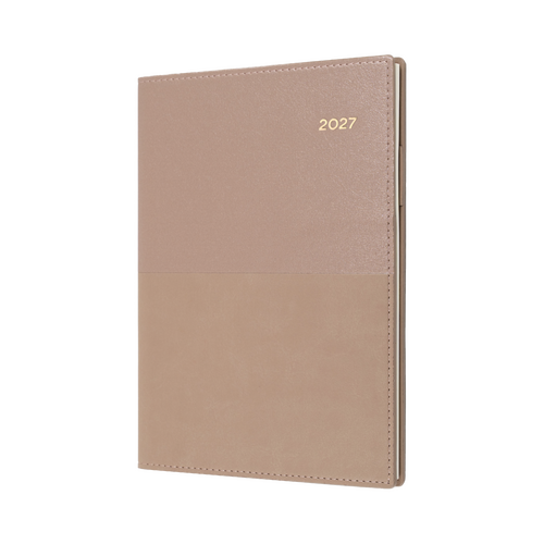 2027 Diary Collins Vanessa A5 Month to View with Notes Rose Gold, 585.V49