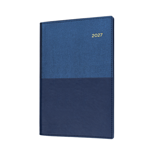 2027 Diary Collins Vanessa A5 Month to View with Notes Blue, 585.V59