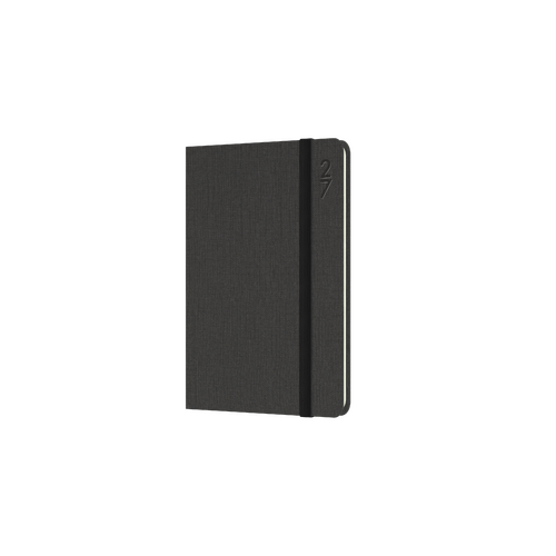2027 Diary Debden Designer Pocket D36 Week to View Charcoal, D36.P98