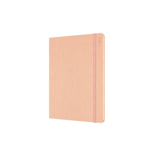 2027 Diary Debden Designer Desk A5 Week to View Peach, D38.P51