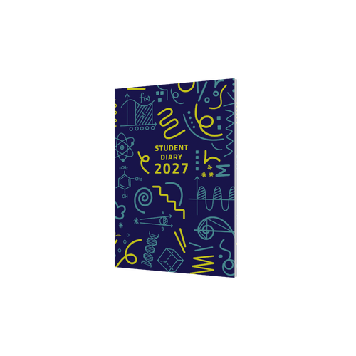 2027 Diary Collins Colplan Student A5 Week to View Blue, SC37.CGT